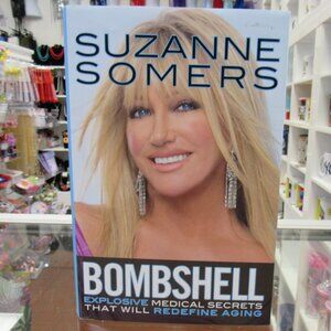 Hardcover Suzanne Somers " Bombshell "  Book NEW